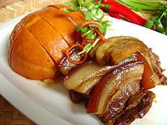 南瓜扣肉图