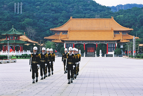 忠烈祠卫兵换哨表演