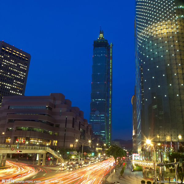 台北101大陆夜景