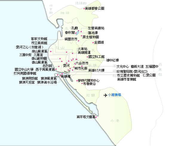 高雄旅游电子地图