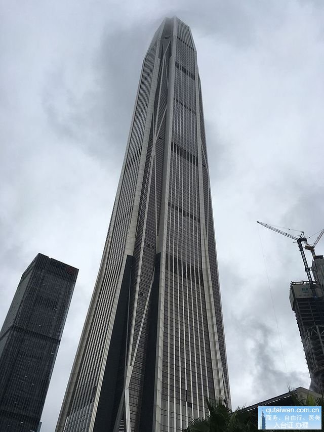 第四名为去年落成的深圳安平国际金融大楼，总高600米。
