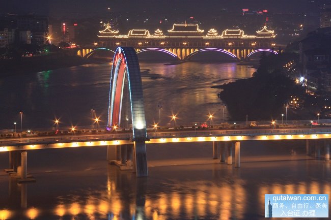 雅安夜景很美丽