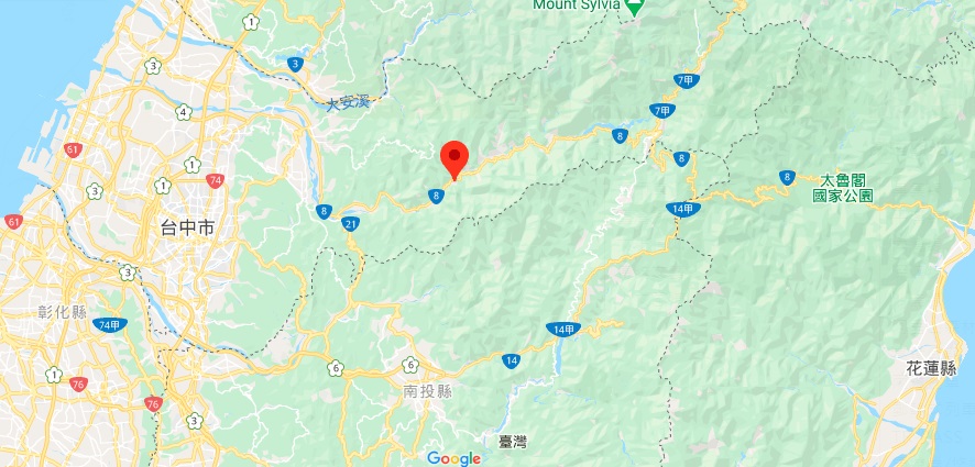 台中八仙山地图地理位置