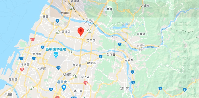 台中丽宝乐园地图地理位置