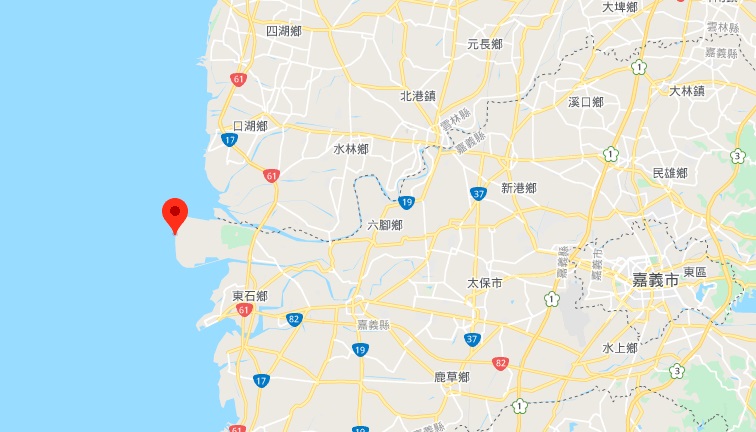 嘉义鳌鼓湿地地理位置地图