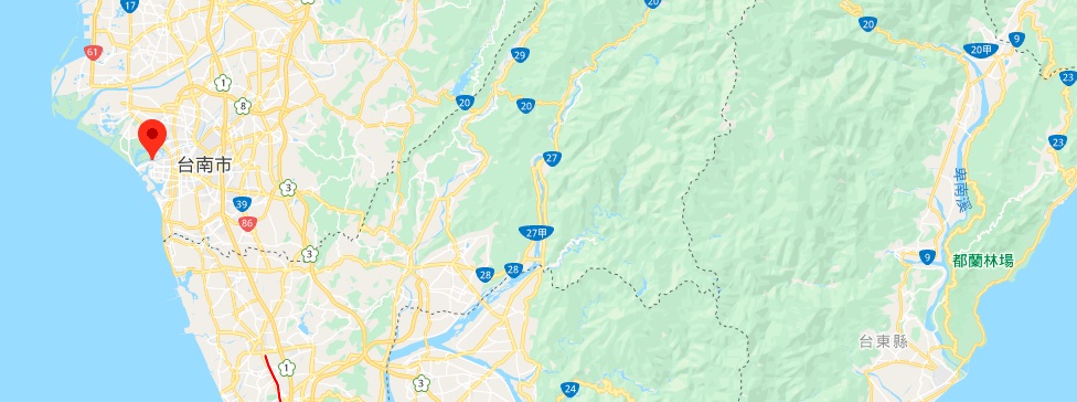 台南安平古堡地理位置地图