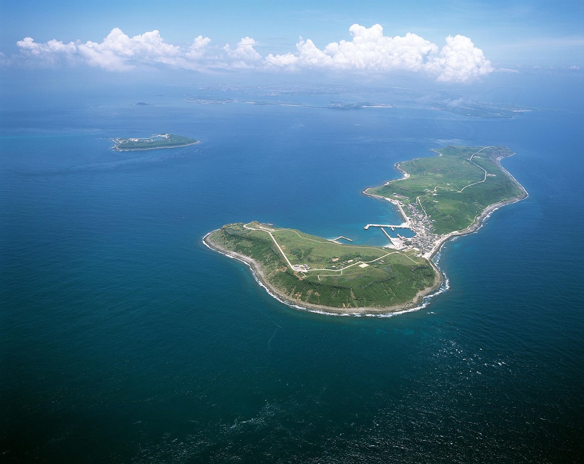 空拍虎井屿景色